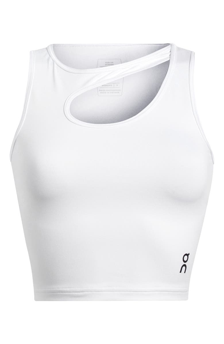 On Studio Cutout Crop Top, Alternate, color, White