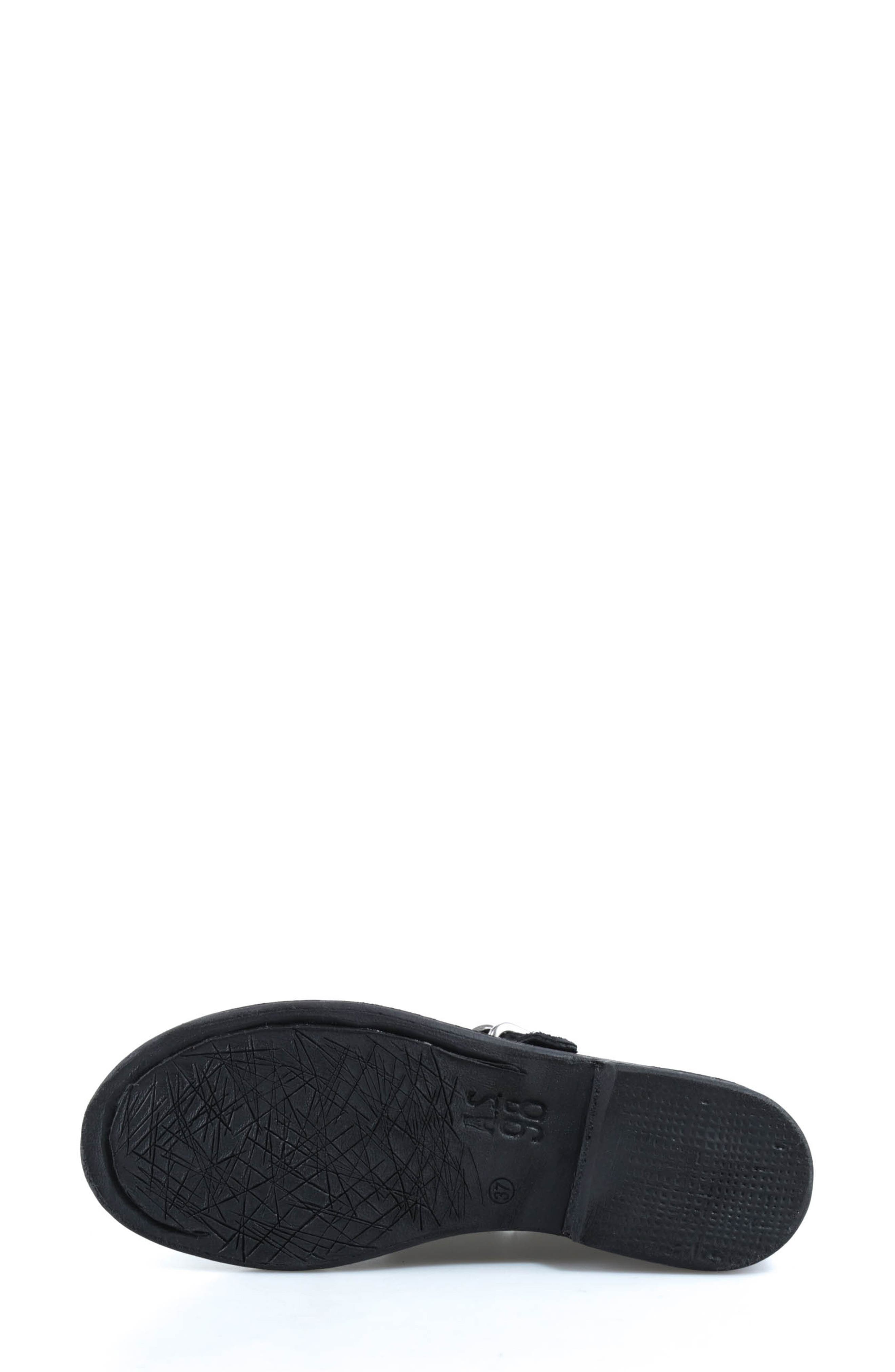 Avett Leather Clog, Alternate, color, BLACK
