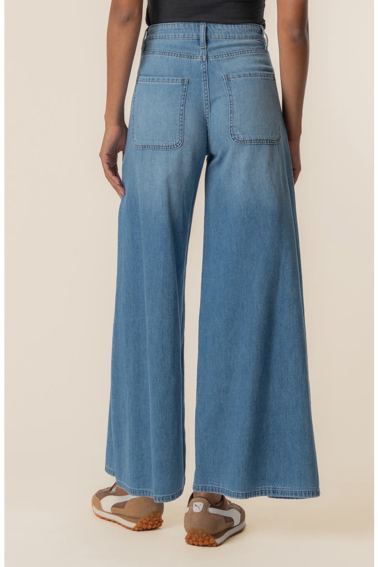 Blake High Waist Super Wide Leg Jeans, Alternate, color, SIMULATED