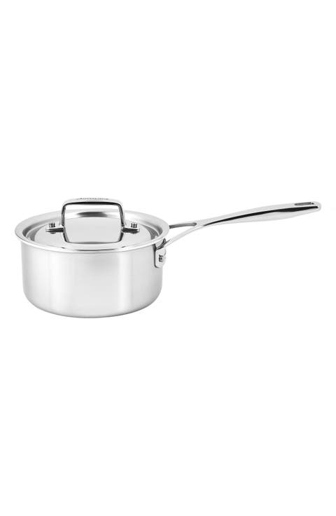 Essential 5-Ply 18/10 Stainless Steel Saucepan with Lid