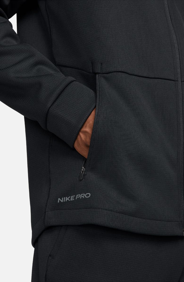 Nike Pro Therma-FIT Full Zip Hoodie, Alternate, color, 