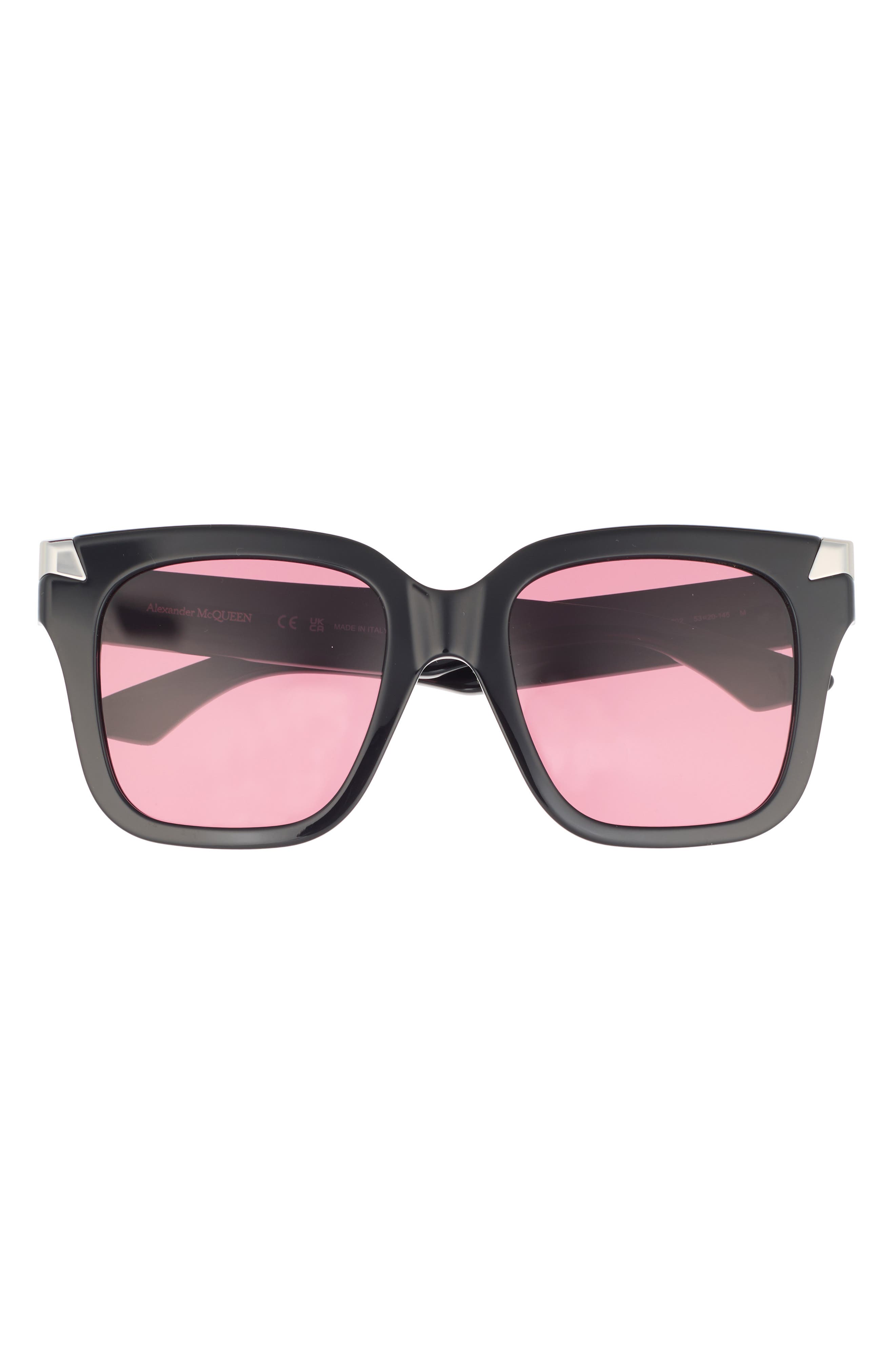 McQueen 53mm Square Sunglasses