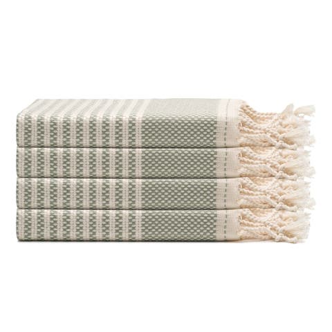 Zipper Turkish Hand / Kitchen Towel Bundle