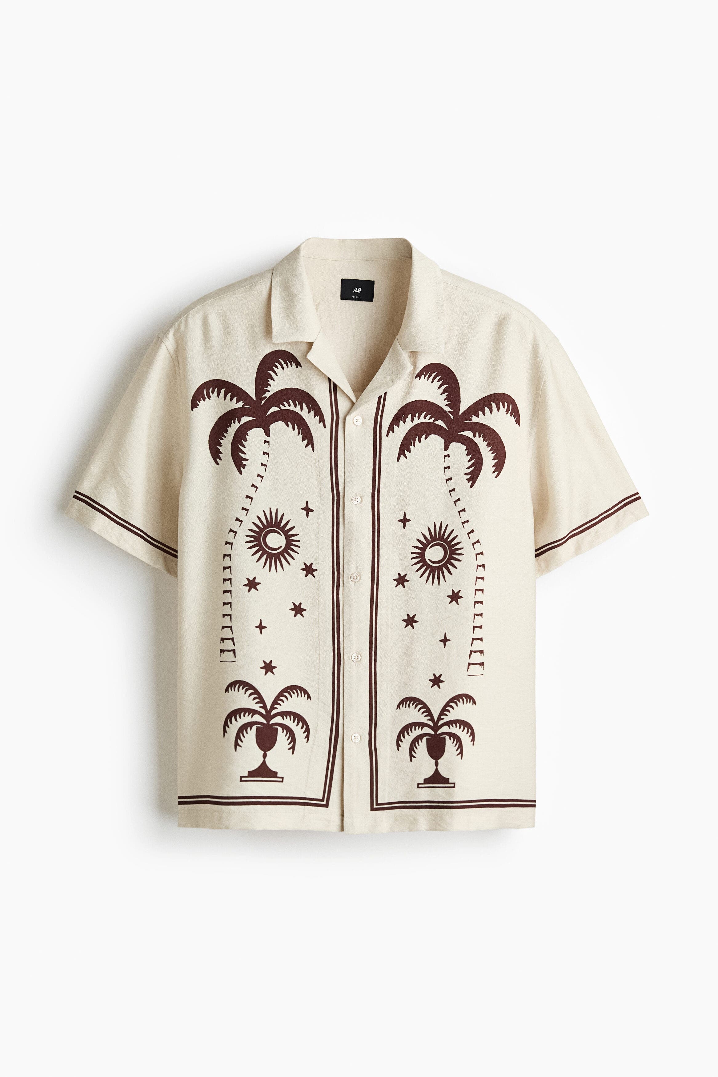 Relaxed Fit Printed Resort Shirt - image 5