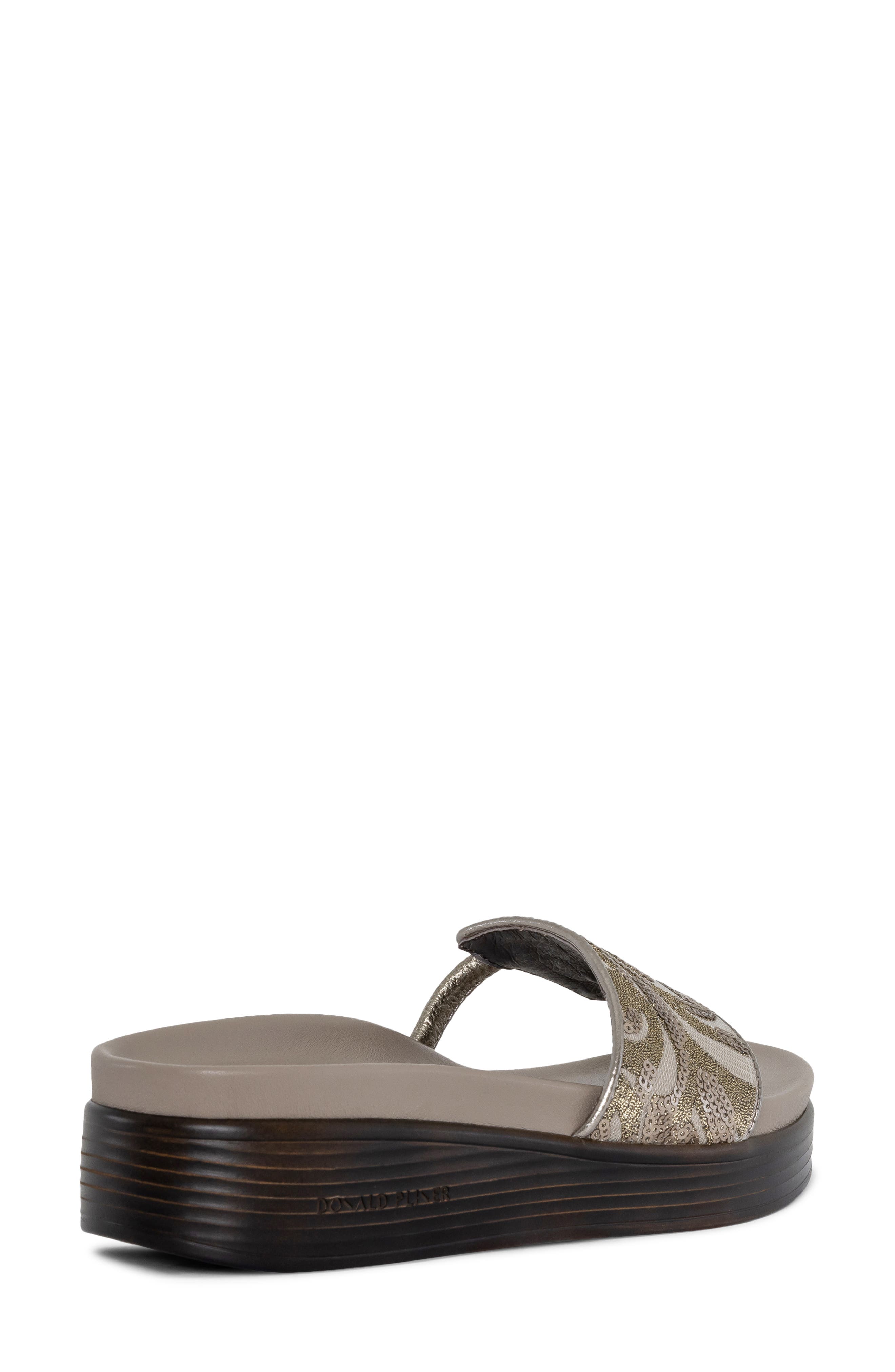 Wedge Sandal, Alternate, color, PEWTER