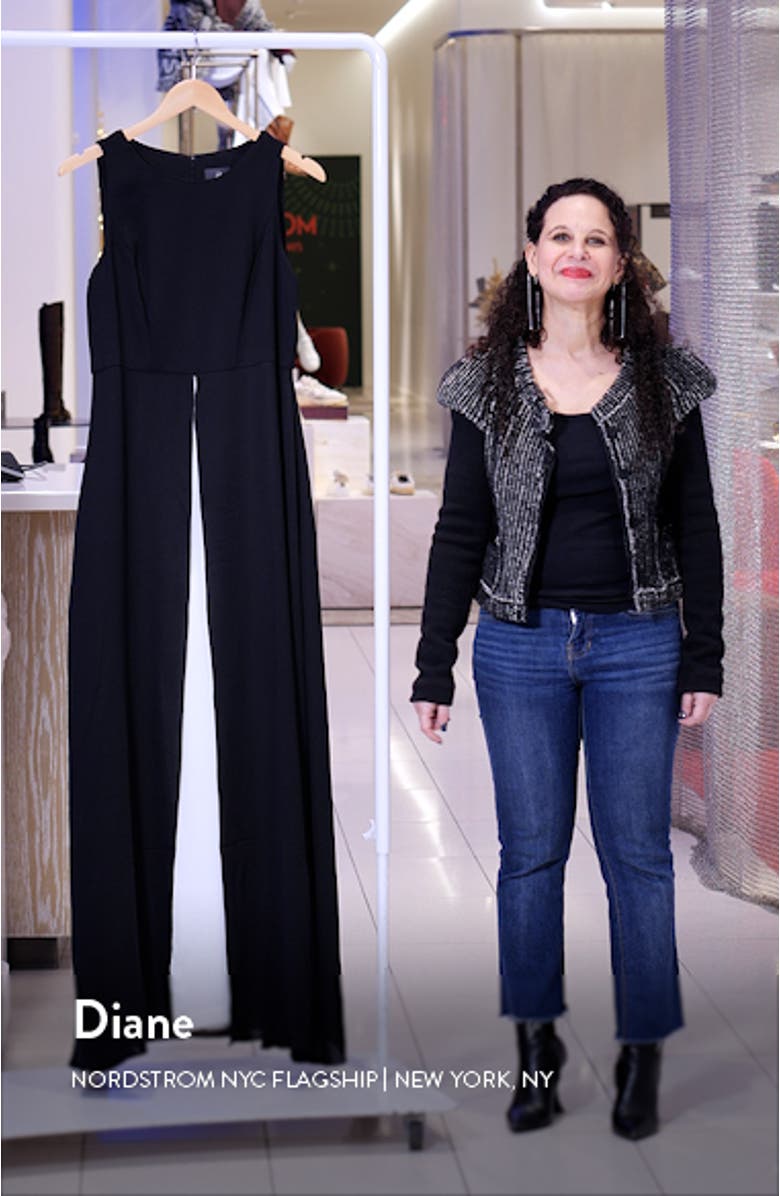 Crepe Overlay Jumpsuit, sales video thumbnail