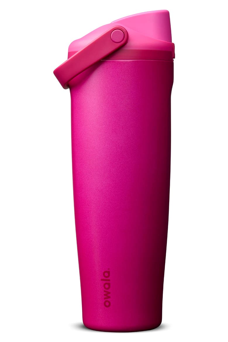 FreeSip® 40-Ounce Stainless Steel Water Bottle, Main, color, PINK