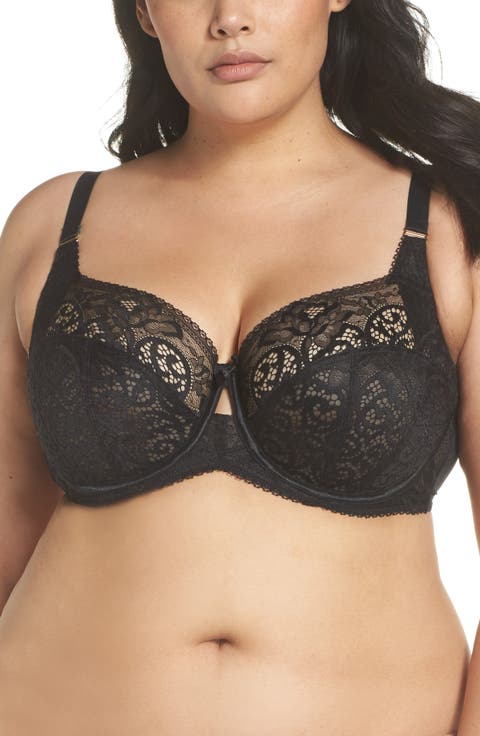 Estel Underwire Full Coverage Stretch Lace Side Support Bra