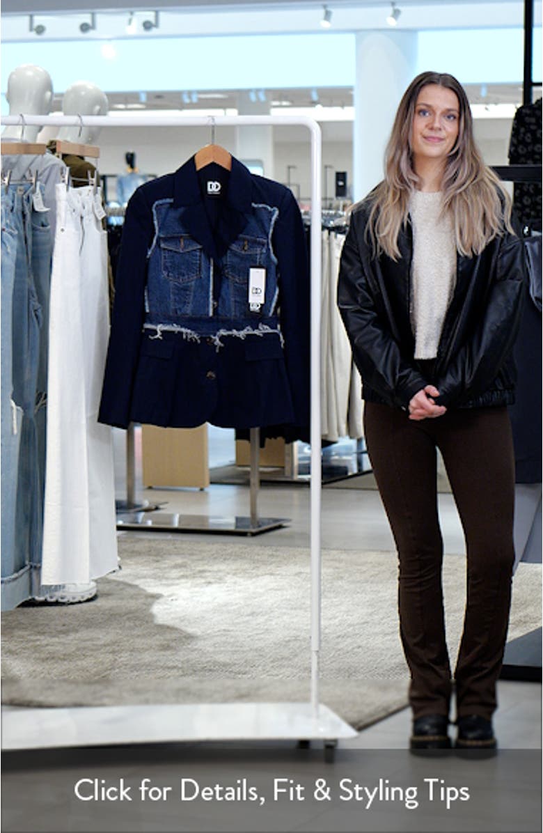 Layla Piece Denim Blazer, sales video thumbnail