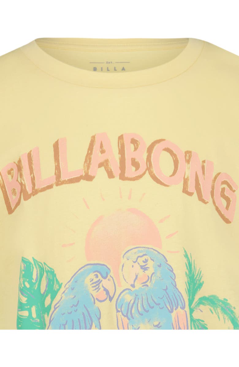 Billabong Kids' Parrot Oversize Graphic T-Shirt, Alternate, color, Fresh Squeezed