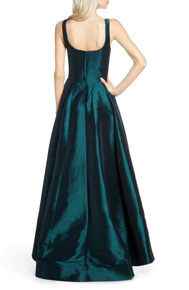 Mac Duggal Front Slit Ballgown with Train, Alternate, color, 