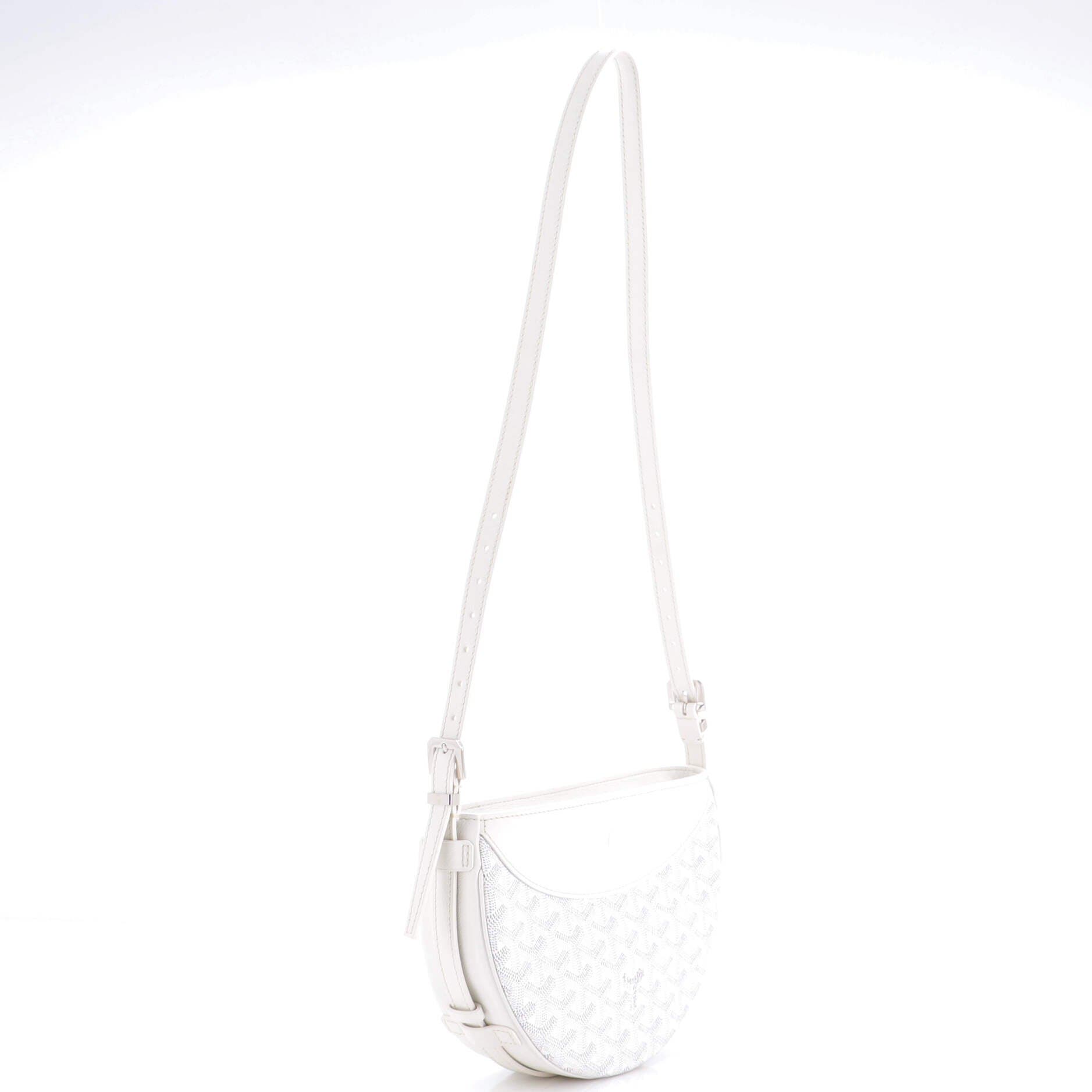 Pre-Owned Goyard Hirondelle Shoulder Bag Coated Canvas and Leather, Alternate, color, 