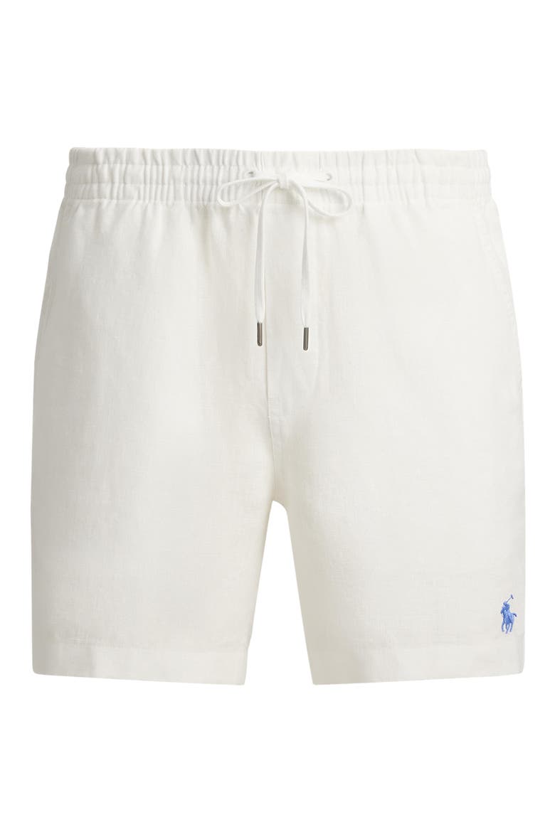 Prepster Linen Shorts, Alternate, color, WHITE