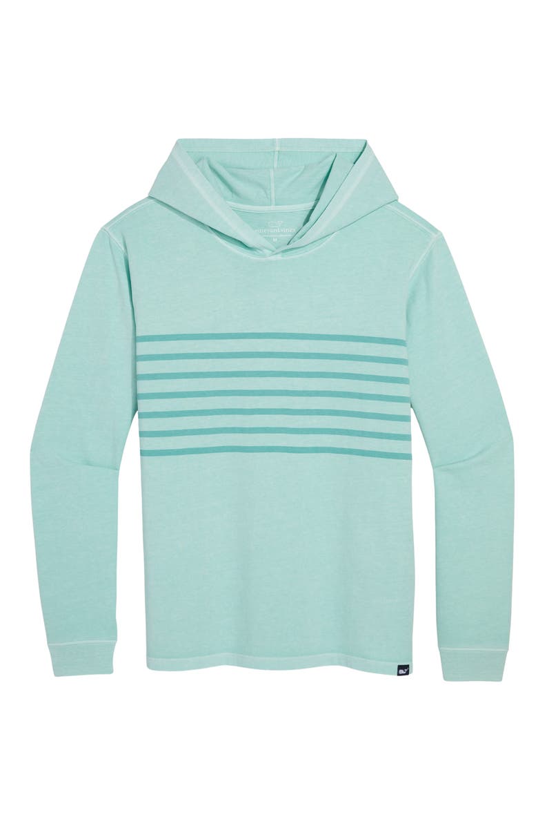 vineyard vines Surf Stripe Hoodie, Main, color, Mangrove Mint