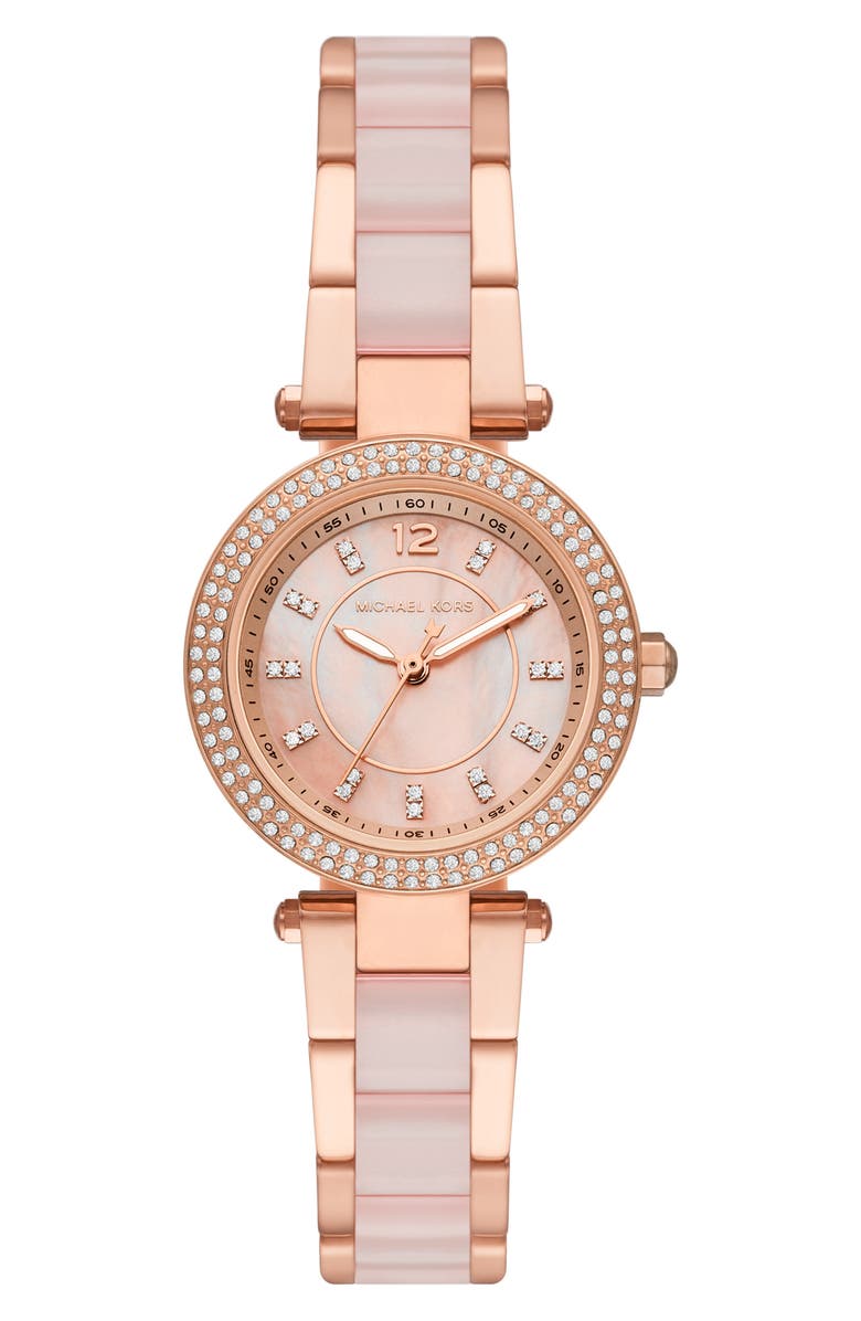 Michael Kors MICHAEL Michael Kors Parker Bracelet Watch, 28mm, Main, color,