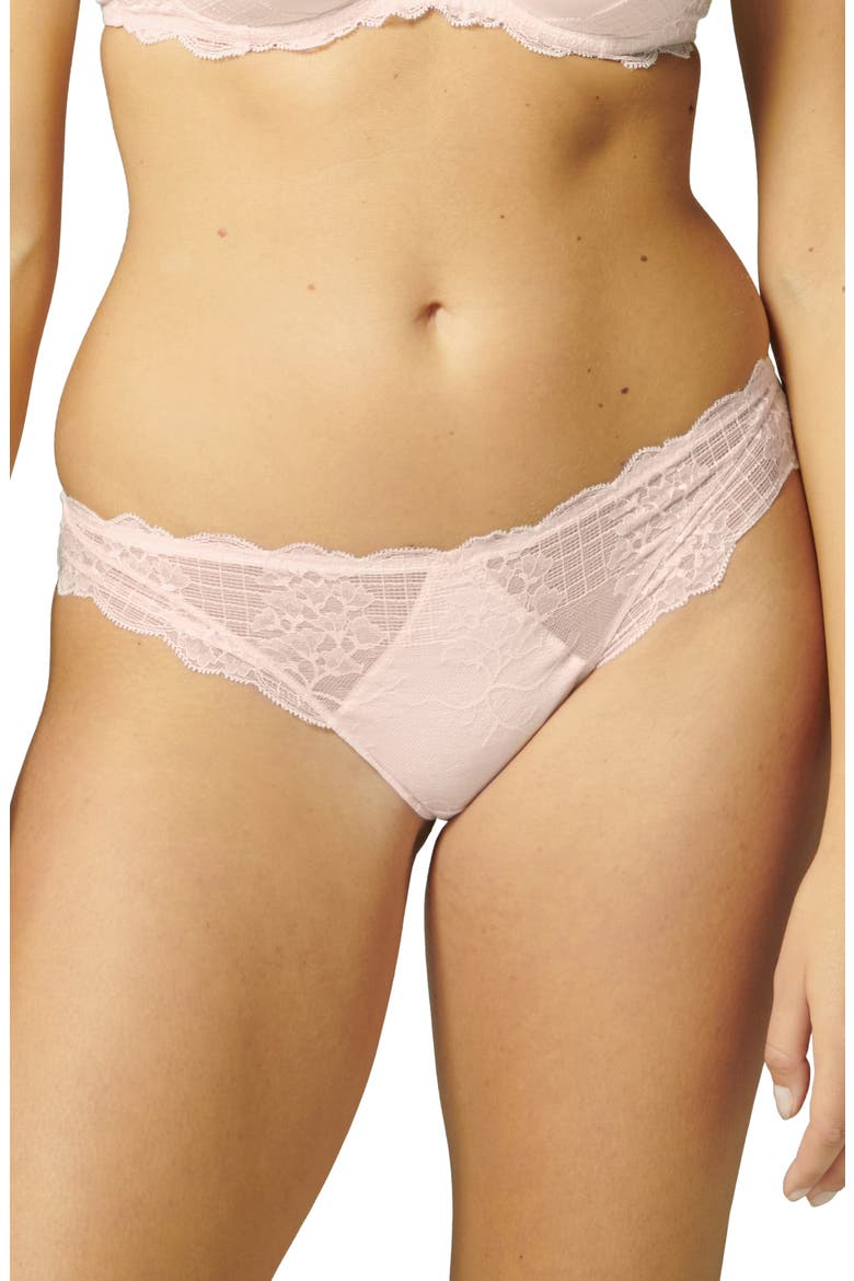 Reve Lace Bikini Cut Briefs, Main, color, SAKURA PINK