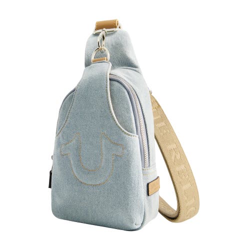 True Religion Stitched Horseshoe Sling In Blue