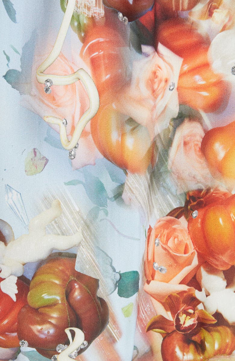 Collina Strada Ritual Tomato Print Maxi Dress, Alternate, color,