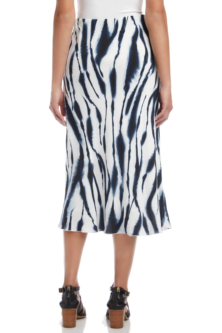 Bias Cut Animal Print Midi Skirt, Alternate, color, PRINT