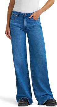 Wrangler Worldwide Mid Rise Wide Leg Jeans
