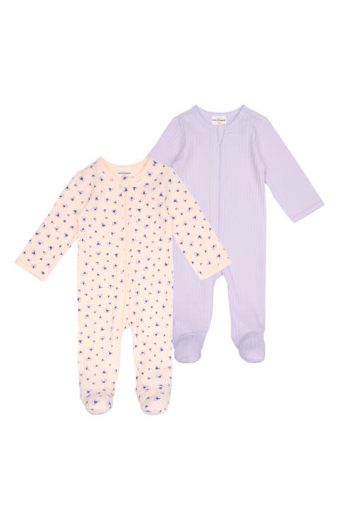 2-Pack Assorted Zip Footies