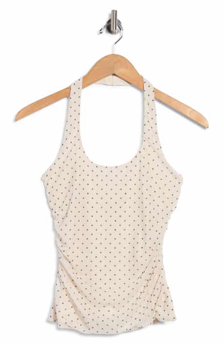 Madeline Scoop Neck Halter Top