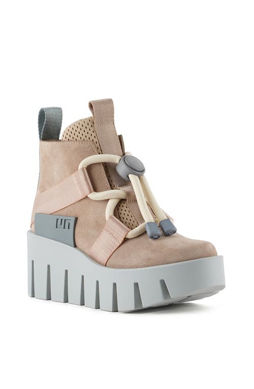 United Nude Grip Nomad Lo Platform Lug Bootie In Brown