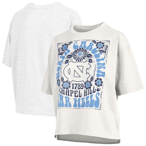 Pressbox White North Carolina Tar Heels Harmony Oversized T-shirt