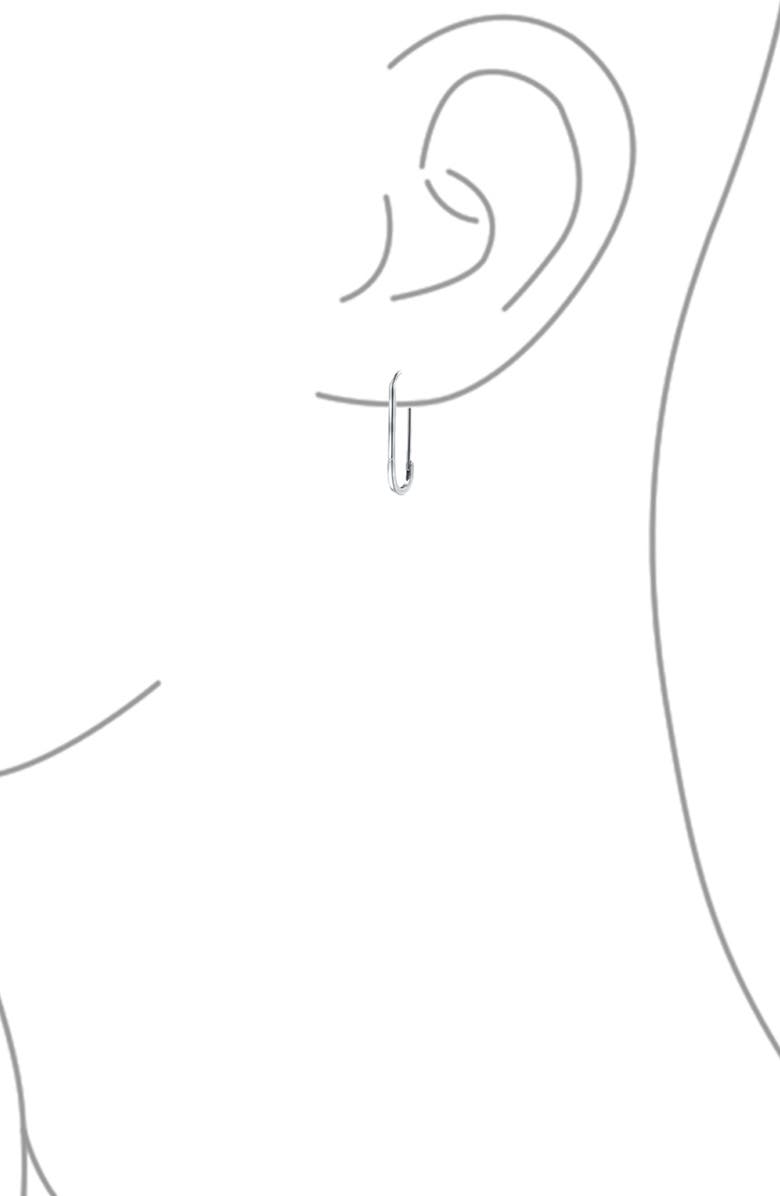 BLING JEWELRY Safety Pin Earrings, Alternate, color, 