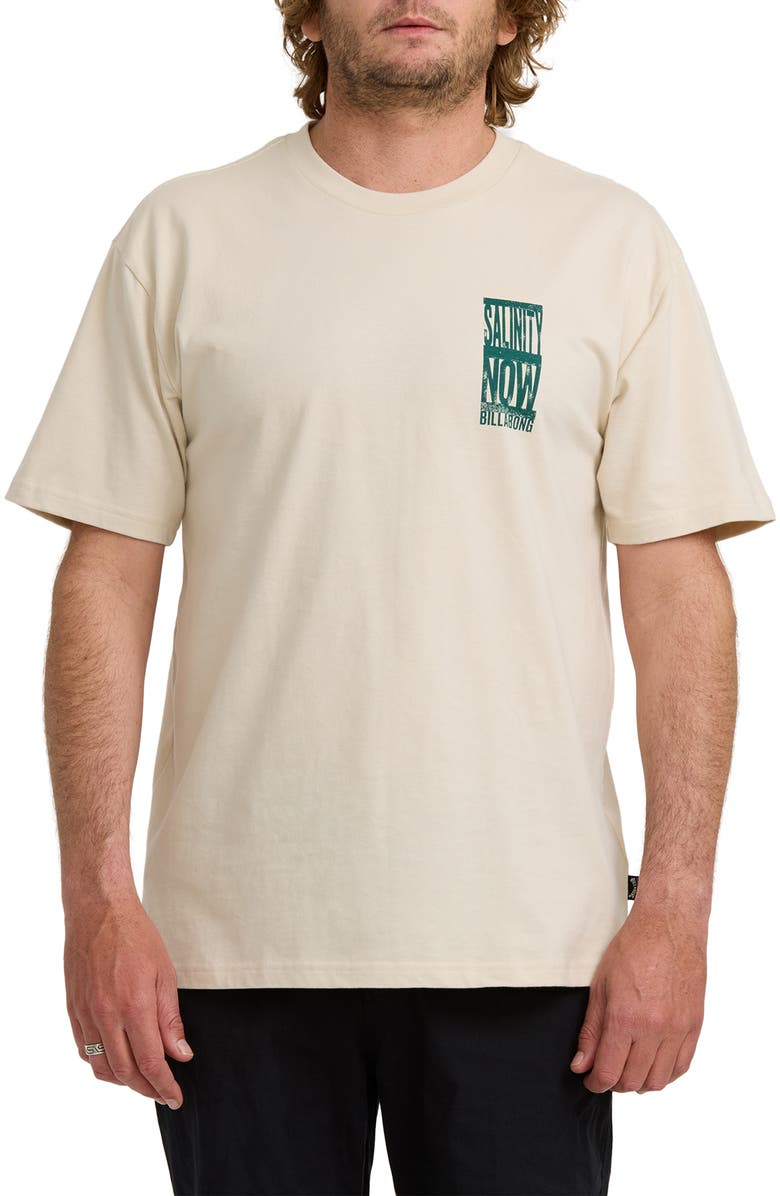 Billabong Salinity Now Cotton Graphic T-Shirt, Main, color, Chili