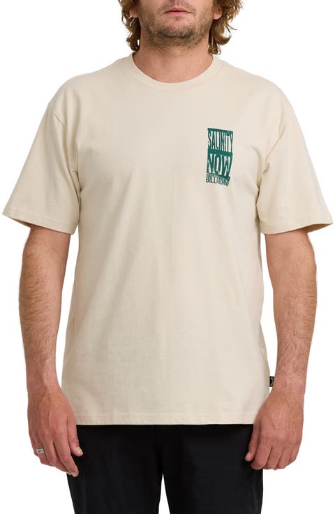 Salinity Now Cotton Graphic T-Shirt