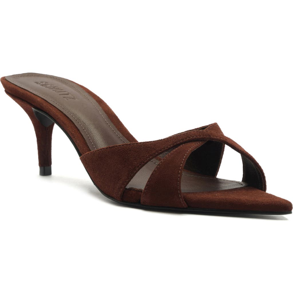 Schutz Hilda Leaf Pointed Toe Sandal
