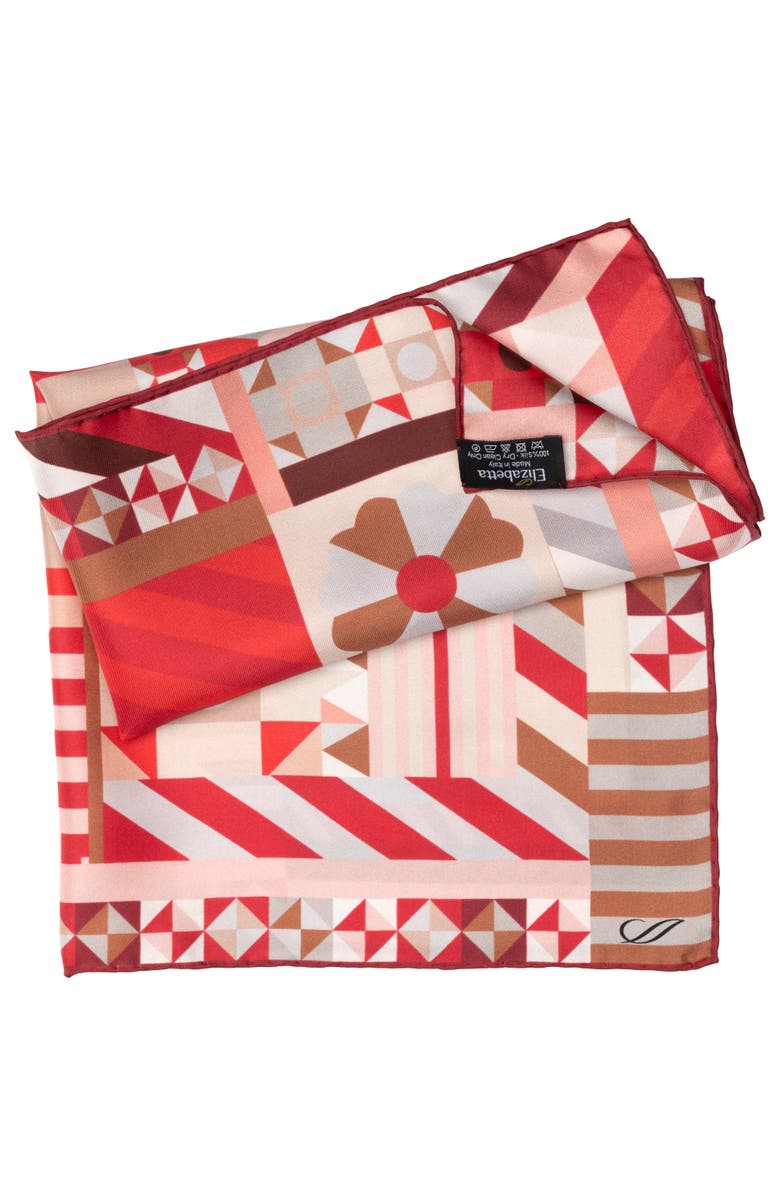 Elizabetta Giulietta - Silk Bandana, Alternate, color, Red
