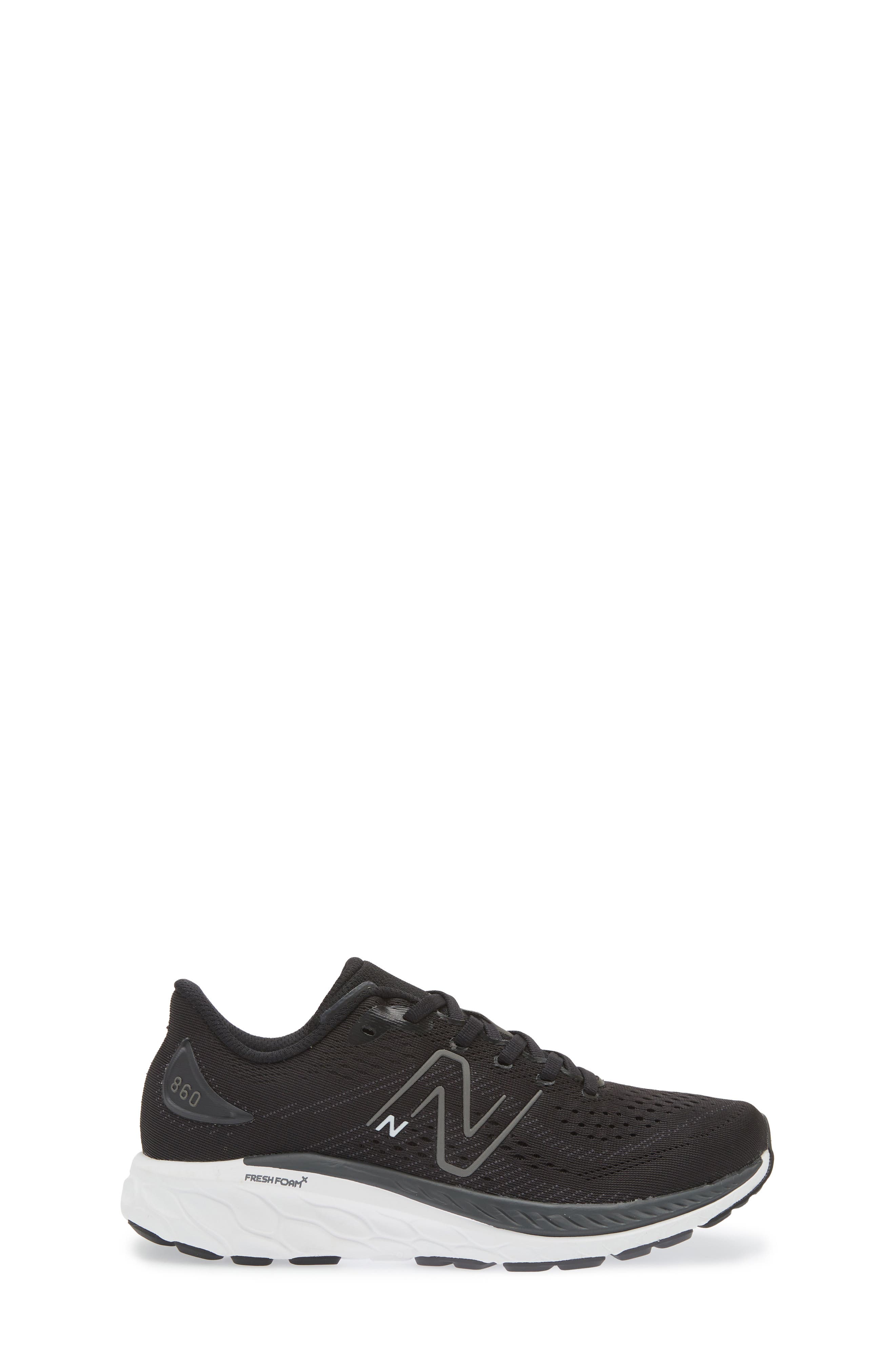 New Balance Kids' 860 Sneaker, Alternate, color, Black/ White