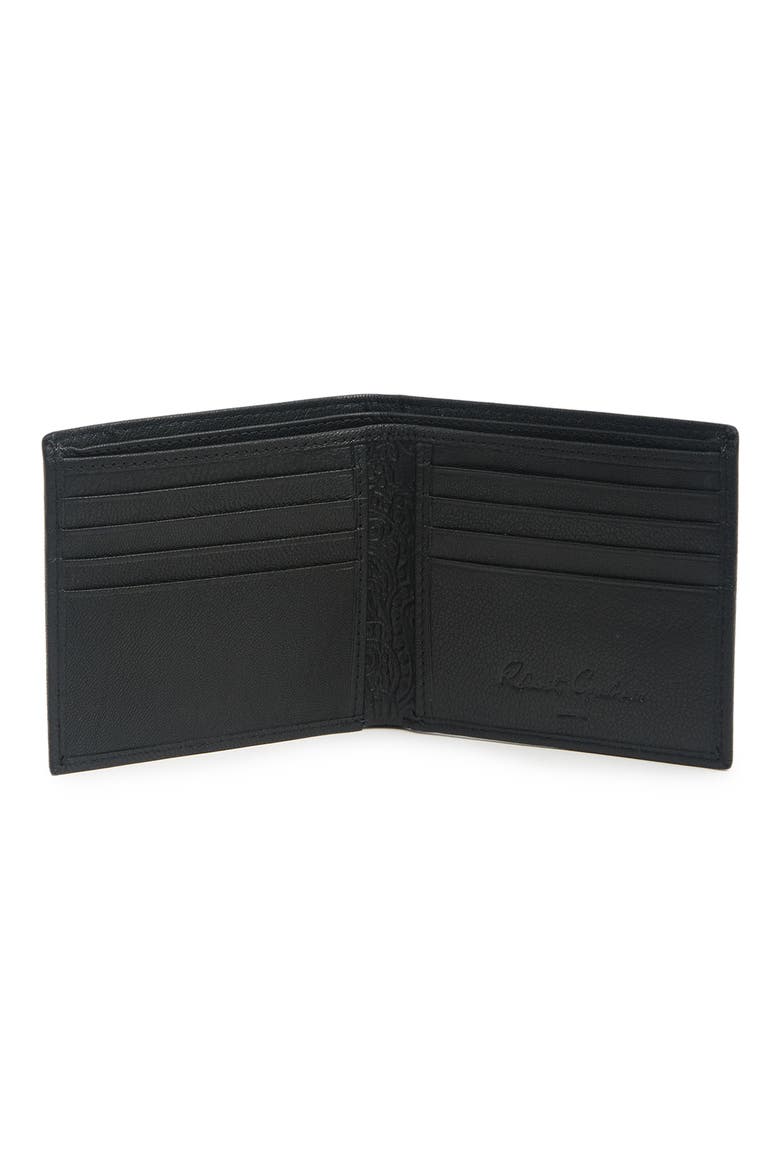 Namea I Bifold Leather Wallet, Alternate, color, BLACK