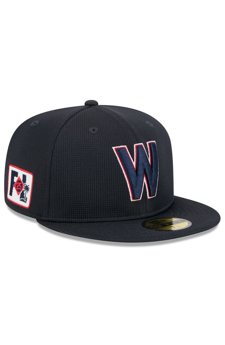 New Era Men's New Era  Navy Washington Nationals 2025 Spring Training 59FIFTY Fitted Hat, Main, color, 