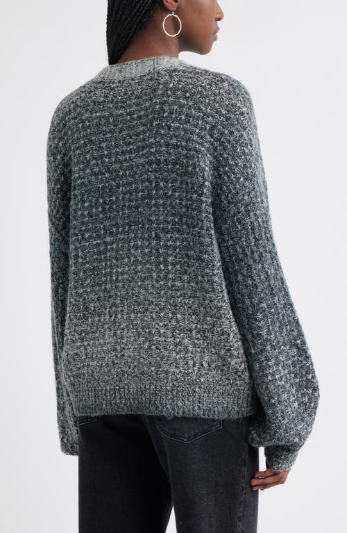 Treasure & Bond Textured V-neck Cardigan In Gray