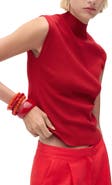 MANGO Perkins Knit Sleeveless Top