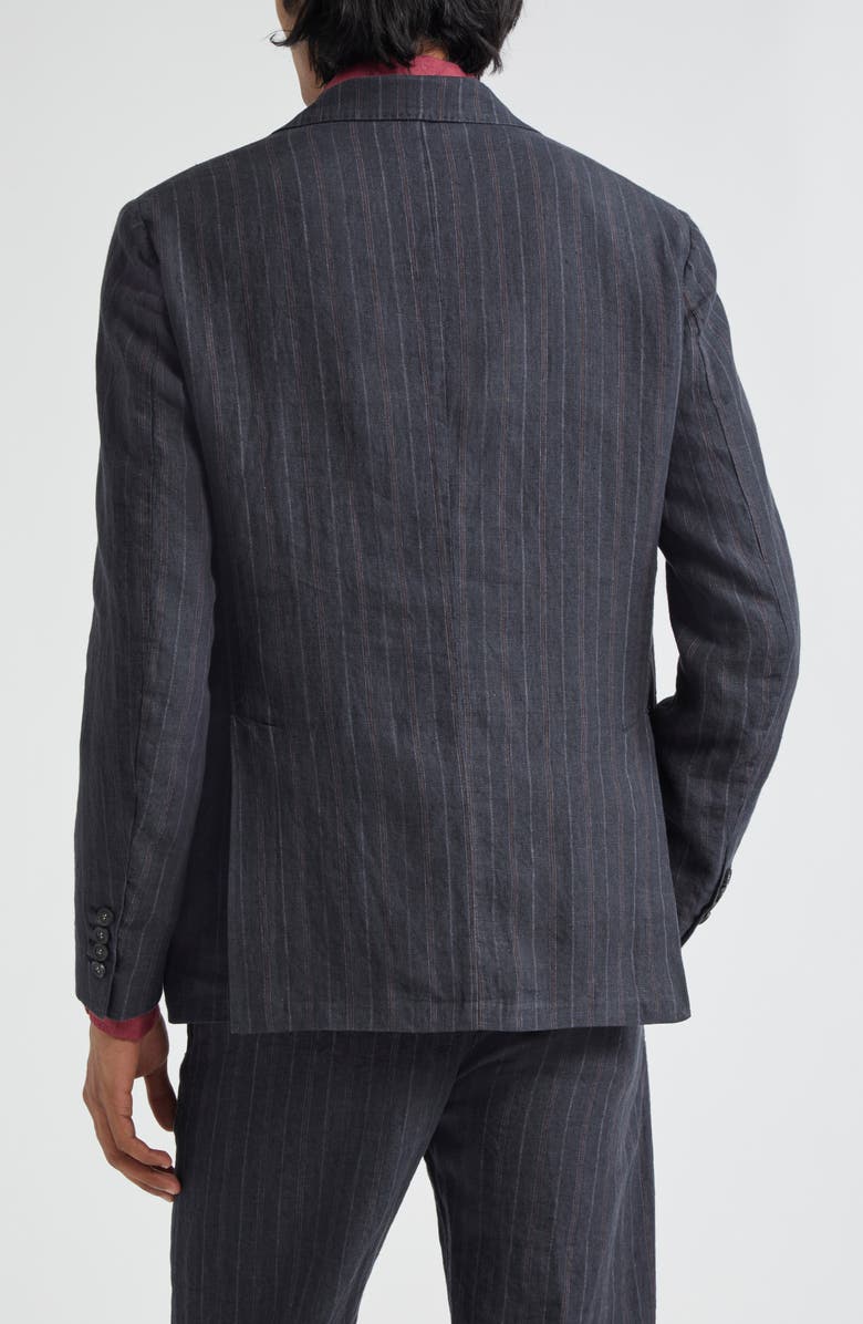 Massimo Alba Catch 2 Stripe Linen Blazer, Alternate, color, 