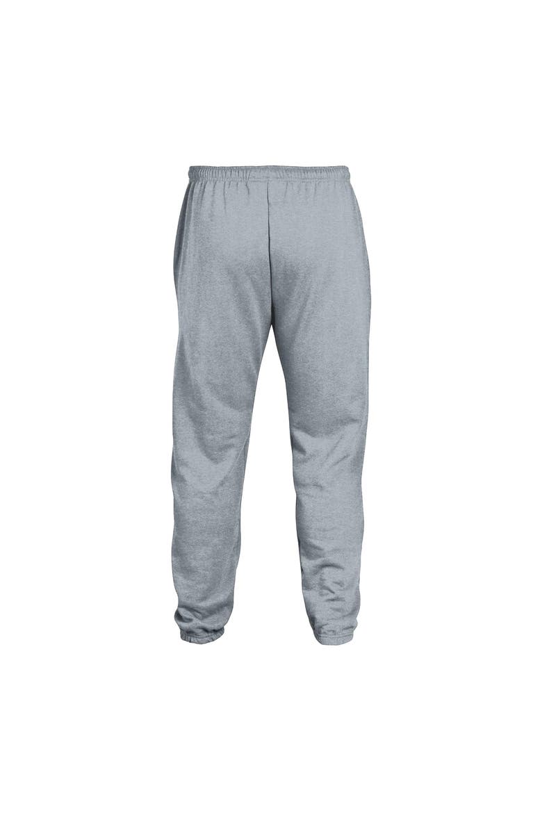 Men's Champion Heather Gray Pennsylvania Quakers Powerblend Fleece Team Sweatpants, Alternate, color, Heather Gray