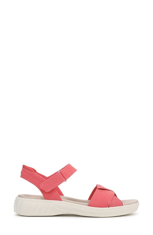 Bzees Lane Sandal In Coral Fabric