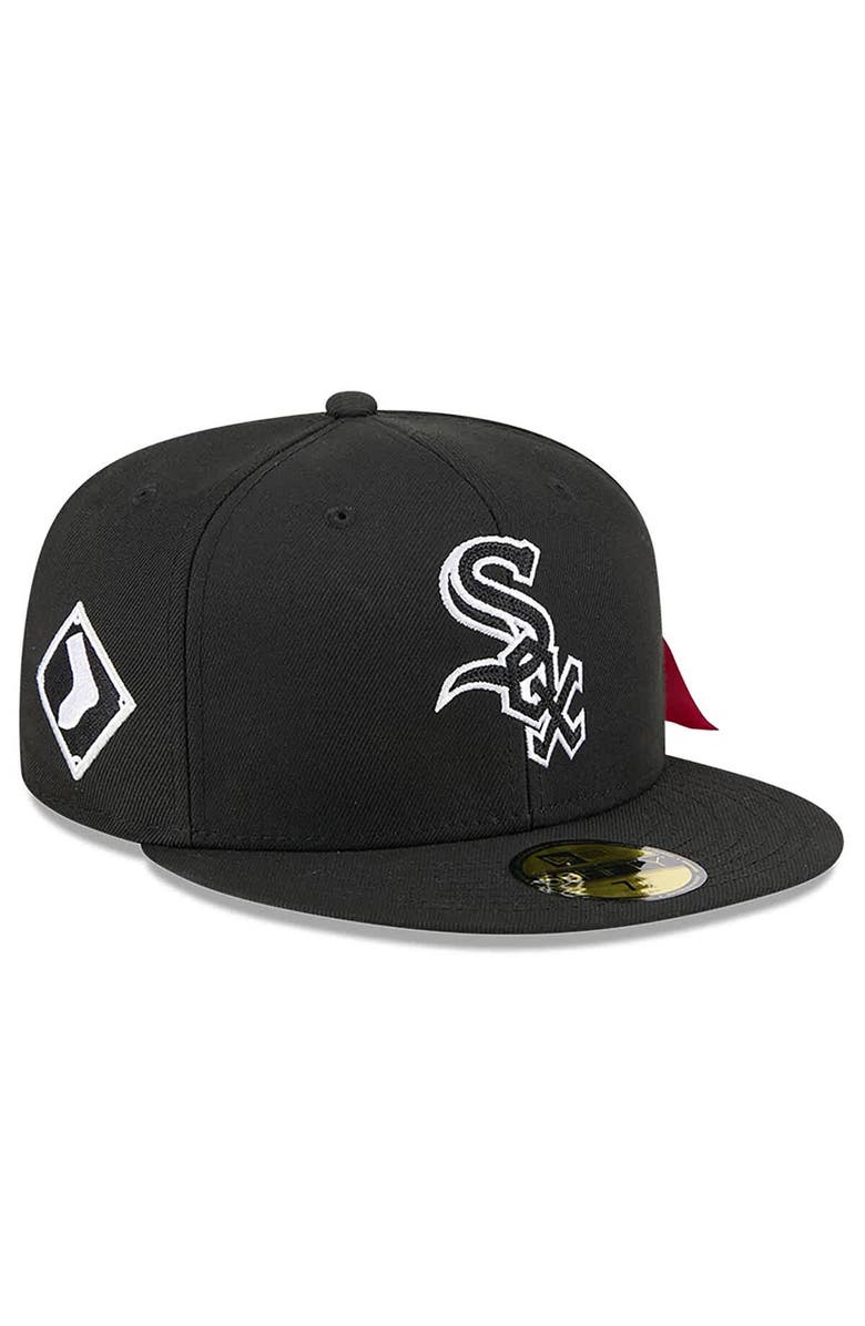 New Era x Alpha Industries Men's New Era x Alpha Industries  Black Chicago White Sox 59FIFTY Fitted Hat, Main, color, Black