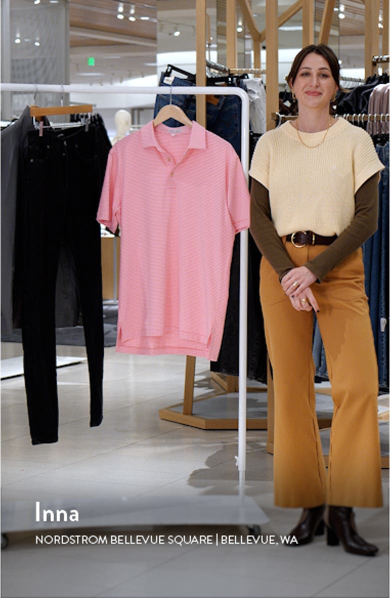 Hales Stripe Performance Jersey Polo, sales video thumbnail