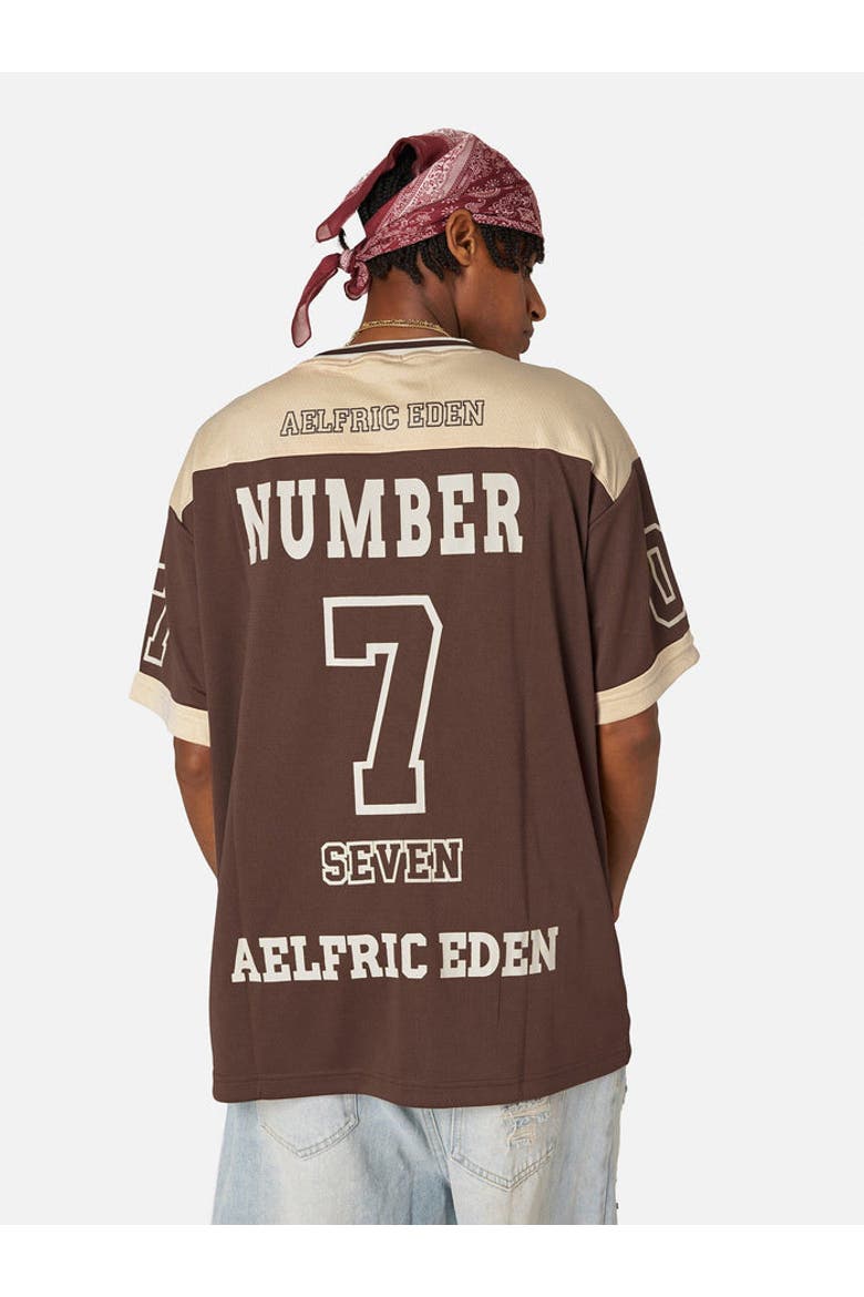 Contrast Color Soccer Jersey, Alternate, color, Coffee