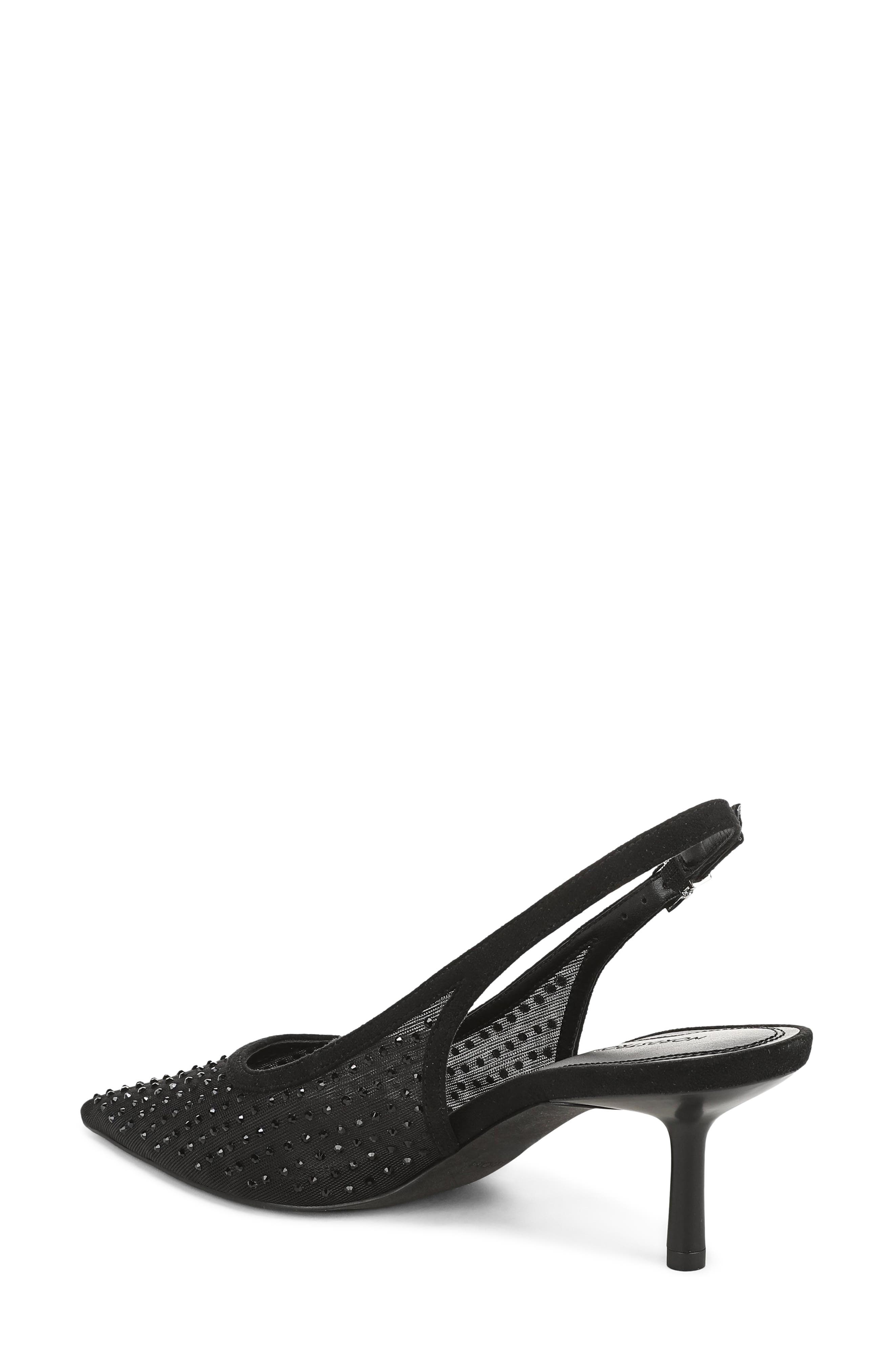 Liza Pointed Toe Pump (Nordstrom Exclusive), Alternate, color, BLACK METALLIC