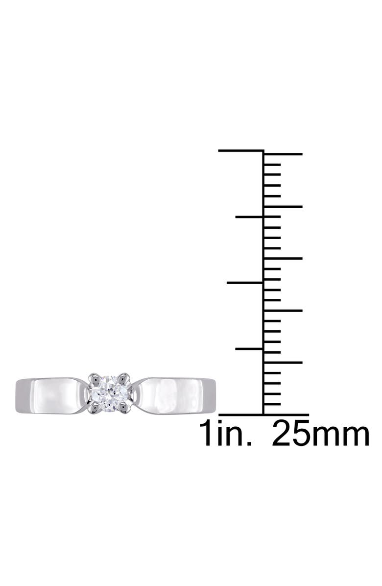 Julianna B. 1/6 CTTW Diamond Solitaire Ring 14k, Alternate, color, 