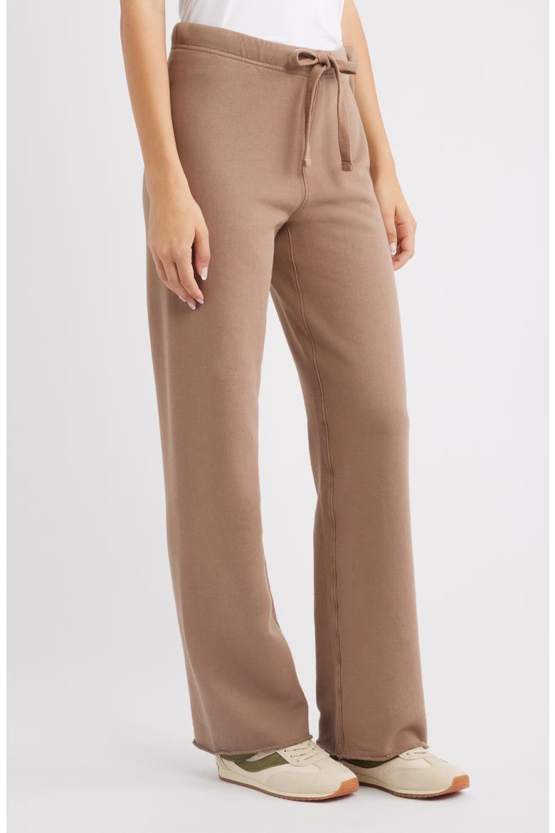 Catherine Cotton Sweatpants, Alternate, color, TOASTED