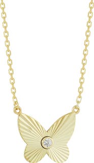 SPHERA MILANO CZ Butterfly Necklace