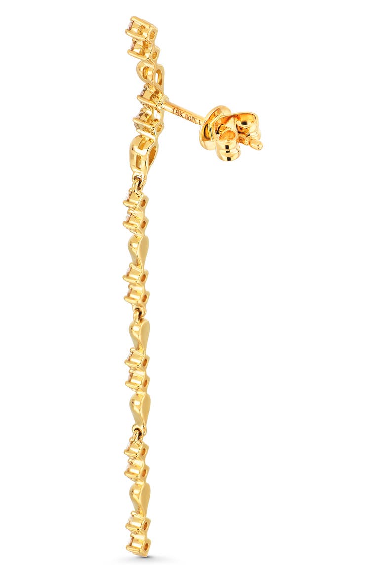 Mykonos Diamond Drop Earrings, Alternate, color, 18K YELLOW GOLD/ DIAMOND