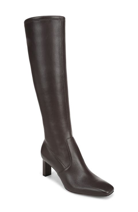 Violette Leather Knee High Boot
